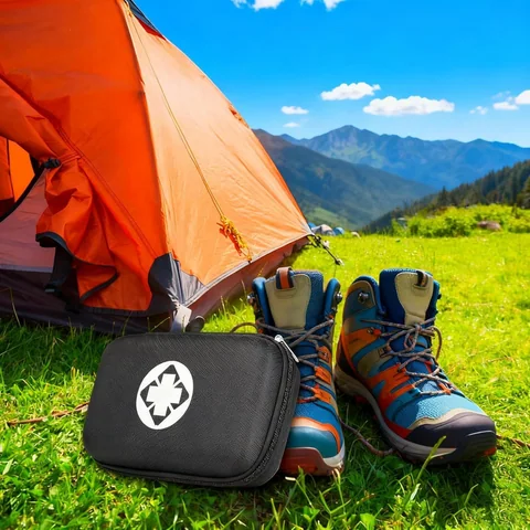 AMORNING Small Travel First Aid Kit